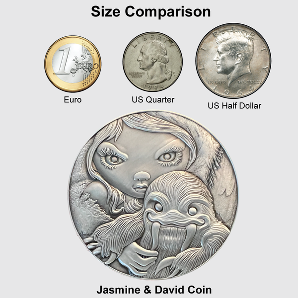 Load image into Gallery viewer, Cold Comfort Death & the Maiden Goliath Coin