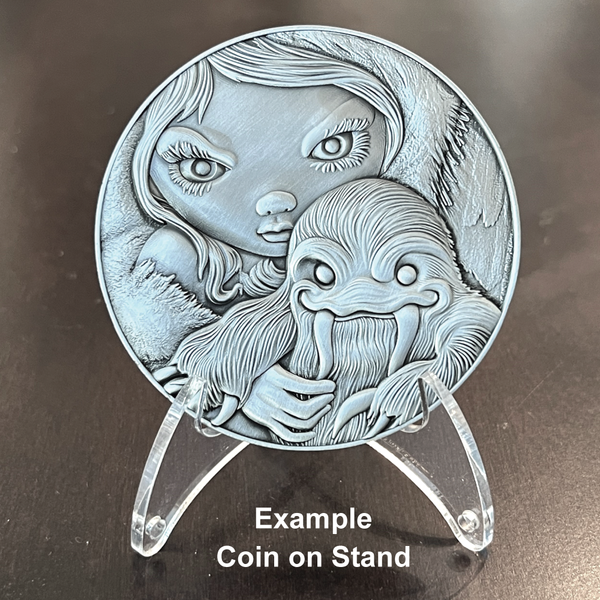 Load image into Gallery viewer, Cold Comfort Death & the Maiden Goliath Coin