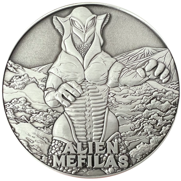 Load image into Gallery viewer, Ultraman Alien Mefilas Goliath Coin
