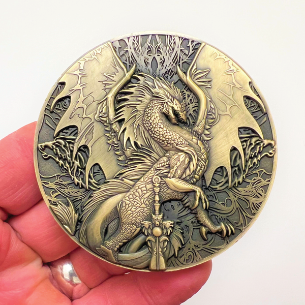 Load image into Gallery viewer, Ruth Thompson's "Bloodblade" Goliath Coin