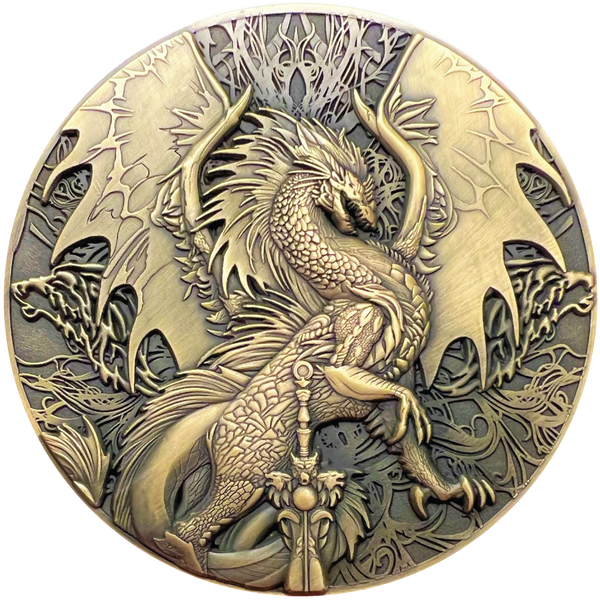 Load image into Gallery viewer, Ruth Thompson's "Bloodblade" Goliath Coin