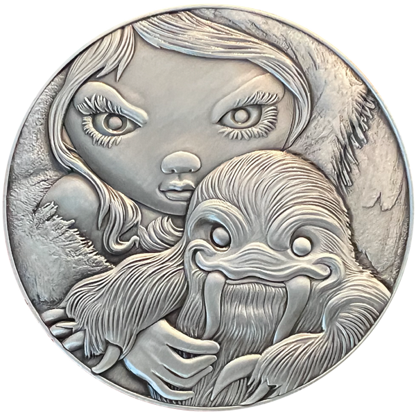 Load image into Gallery viewer, Cold Comfort Death & the Maiden Goliath Coin