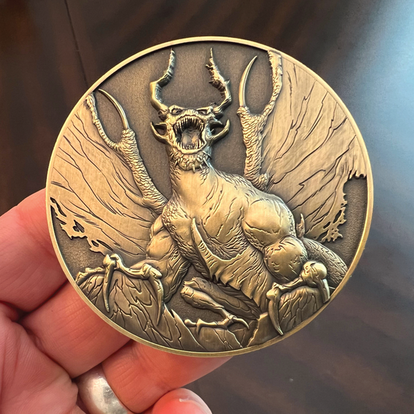 Load image into Gallery viewer, Pathfinder "Diabolical Dragon" Goliath Coin
