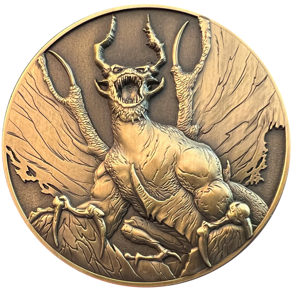 Load image into Gallery viewer, Pathfinder "Diabolical Dragon" Goliath Coin