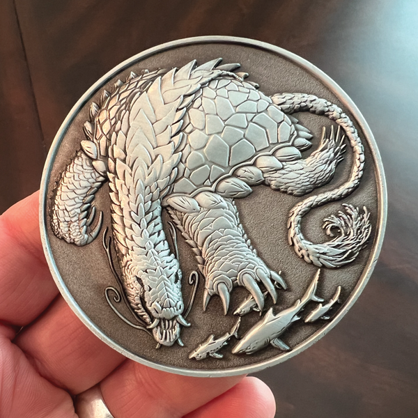 Load image into Gallery viewer, Pathfinder "Dragon Turtle" Goliath Coin