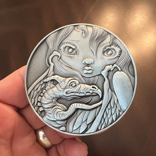 Load image into Gallery viewer, Learning to Fly Death & the Maiden Goliath Coin