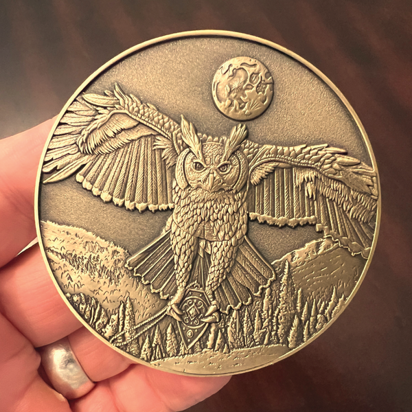 Load image into Gallery viewer, Owl Goliath Coin