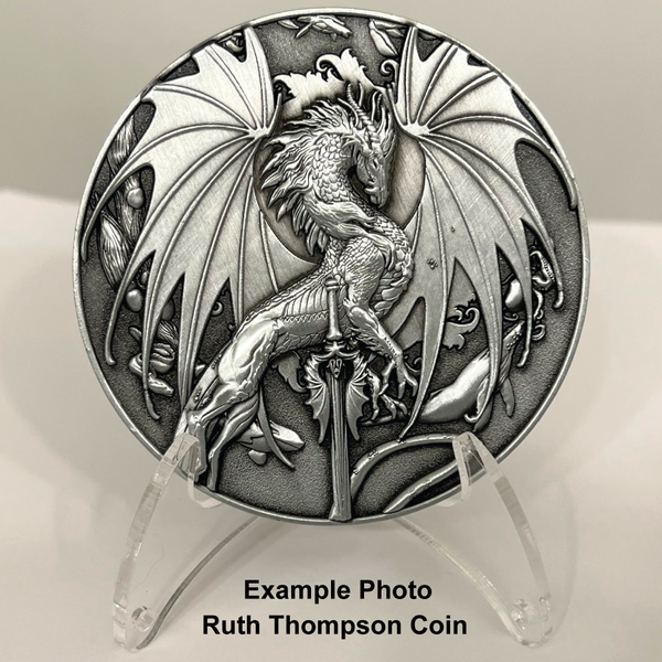 Load image into Gallery viewer, Ruth Thompson&#39;s &quot;Netherblade&quot; Goliath Coin
