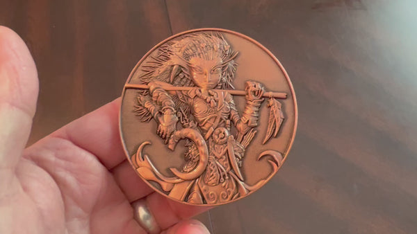 Load and play video in Gallery viewer, Pathfinder "Lini & Droogami" Goliath Coin