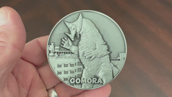 Load and play video in Gallery viewer, Ultraman Gomora Goliath Coin
