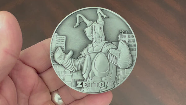Load and play video in Gallery viewer, Ultraman Zetton Goliath Coin