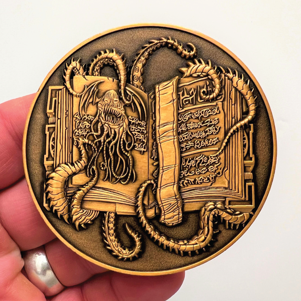 Load image into Gallery viewer, Call of Cthulhu "Azathoth" Goliath Coin