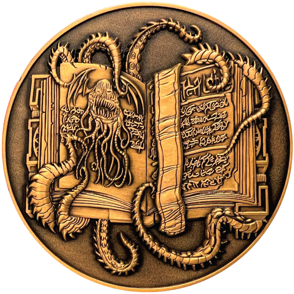 Load image into Gallery viewer, Call of Cthulhu "Azathoth" Goliath Coin