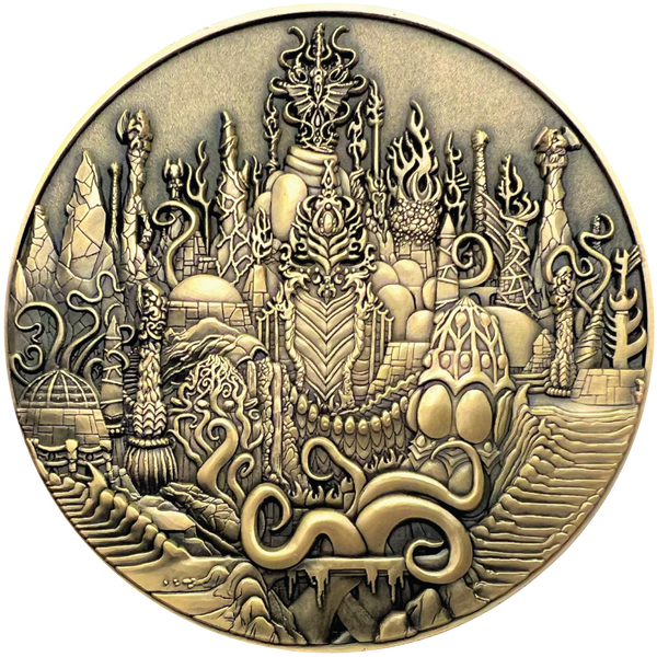 Load image into Gallery viewer, Call of Cthulhu "Cthulhu" Goliath Coin