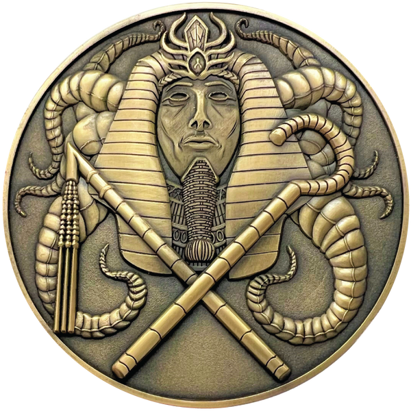 Load image into Gallery viewer, Call of Cthulhu &quot;Nyarlathotep&quot; Goliath Coin
