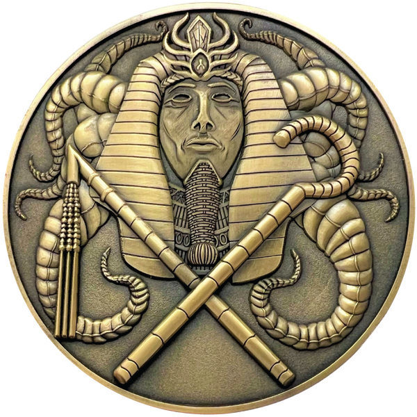 Load image into Gallery viewer, Call of Cthulhu "Nyarlathotep" Goliath Coin