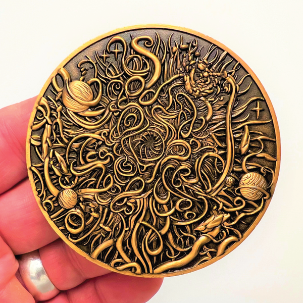 Load image into Gallery viewer, Call of Cthulhu "Azathoth" Goliath Coin