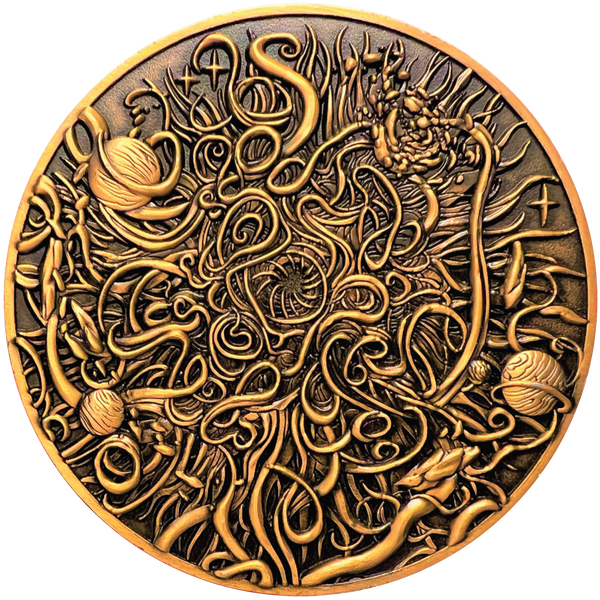 Load image into Gallery viewer, Call of Cthulhu "Azathoth" Goliath Coin