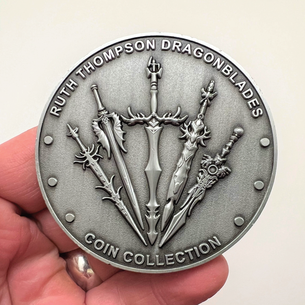 Load image into Gallery viewer, Ruth Thompson&#39;s &quot;Nightblade&quot; Goliath Coin
