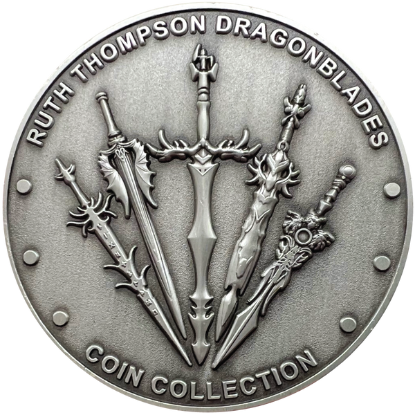 Load image into Gallery viewer, Ruth Thompson&#39;s &quot;Nightblade&quot; Goliath Coin
