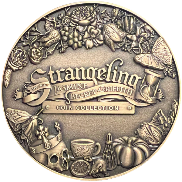 Load image into Gallery viewer, Jasmine Becket-Griffith&#39;s &quot;Alice in a Van Gogh Nocturne&quot; Goliath Coin
