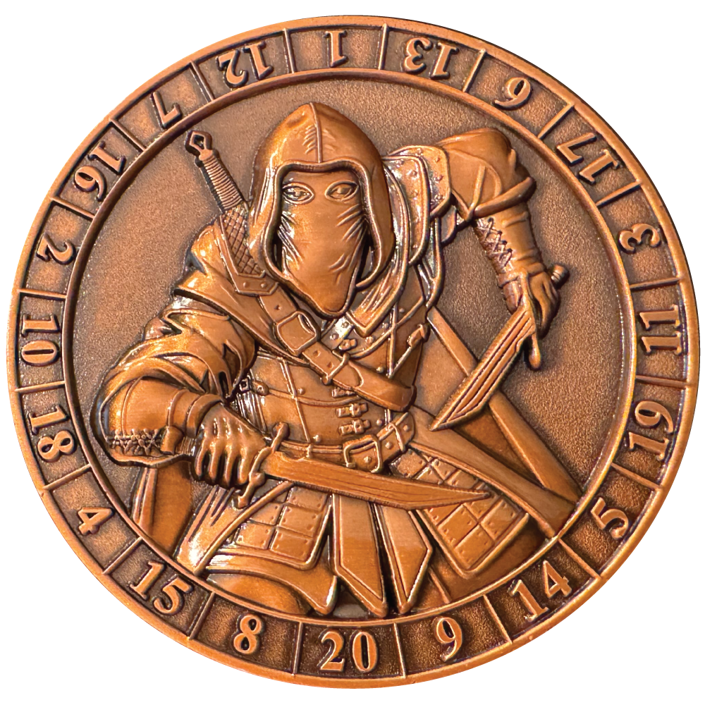 Dice Coin d20 Rogue – Goliath Coins