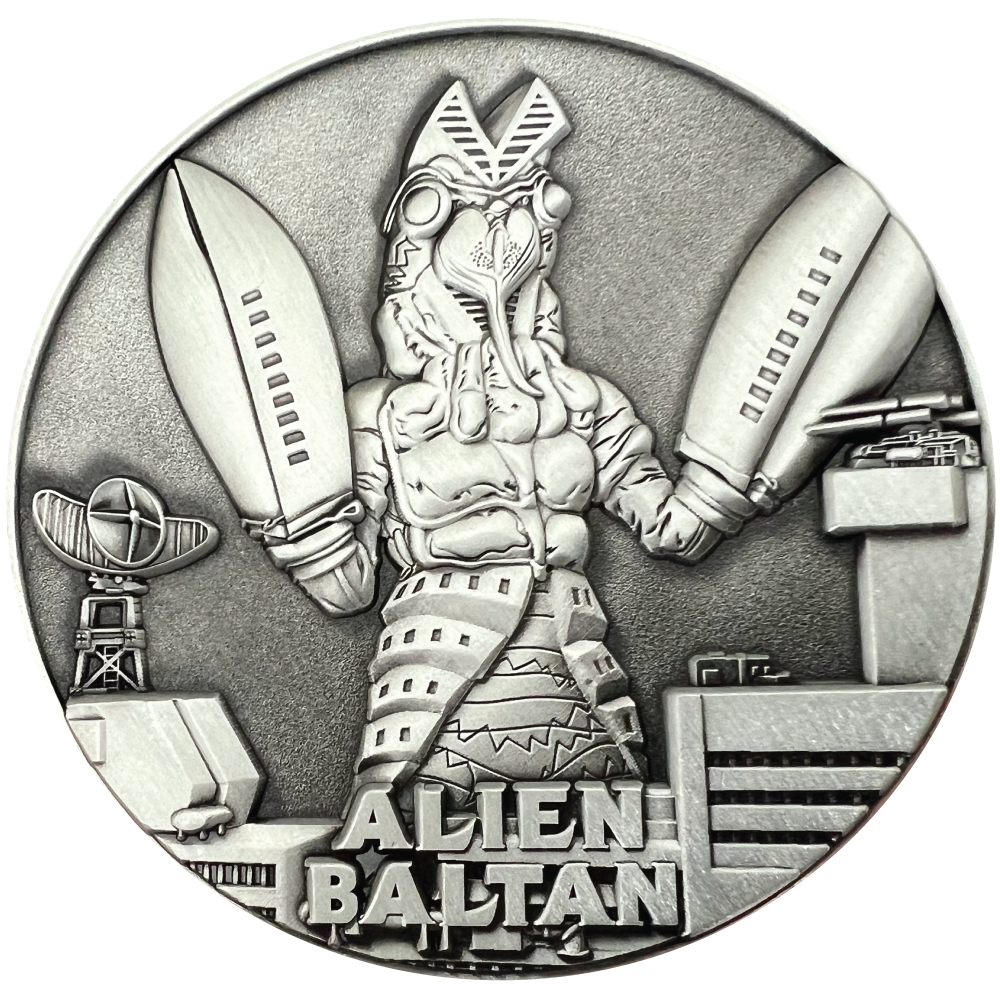Ultraman Alien Baltan Goliath Coin