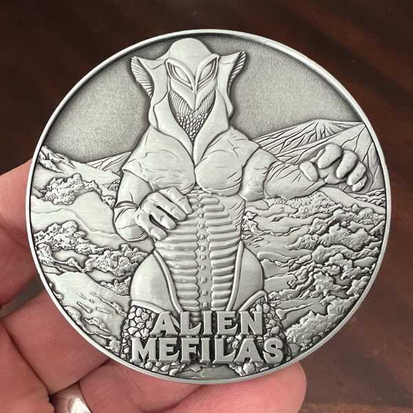 Load image into Gallery viewer, Ultraman Alien Mefilas Goliath Coin
