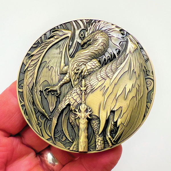 Load image into Gallery viewer, Ruth Thompson&#39;s &quot;Netherblade&quot; Goliath Coin
