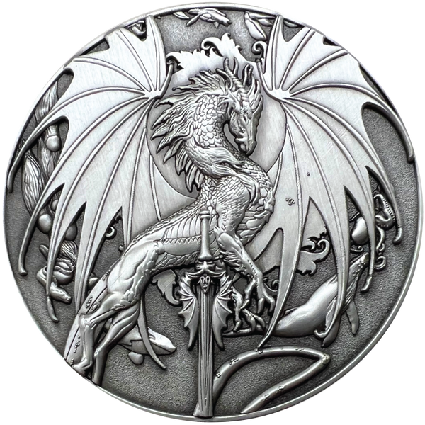 Load image into Gallery viewer, Ruth Thompson&#39;s &quot;Seablade&quot; Goliath Coin
