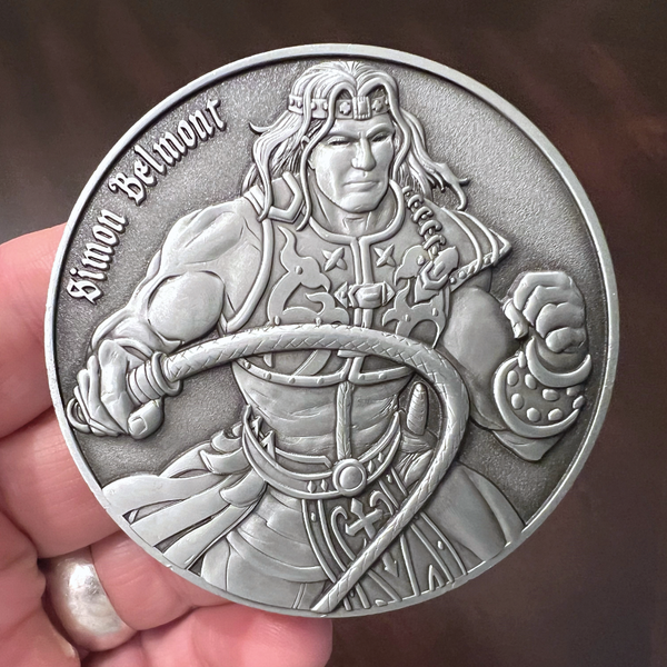 Load image into Gallery viewer, Castlevania Simon Belmont Goliath Coin
