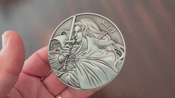 Load and play video in Gallery viewer, Castlevania Alucard Goliath Coin
