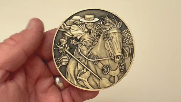 Load and play video in Gallery viewer, Zorro Goliath Coin
