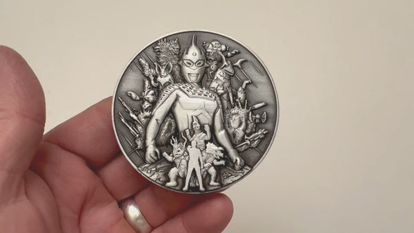 Load and play video in Gallery viewer, Ultraman Ultraseven Goliath Coin

