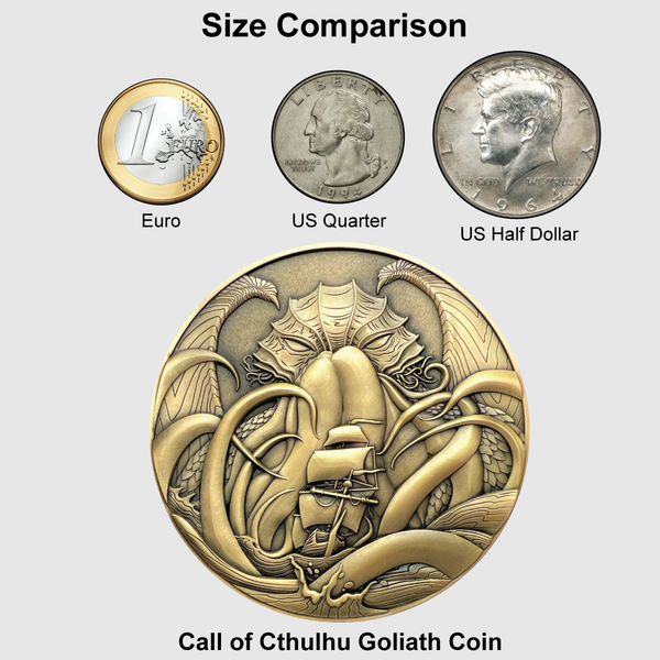 Load image into Gallery viewer, Call of Cthulhu &quot;Azathoth&quot; Goliath Coin
