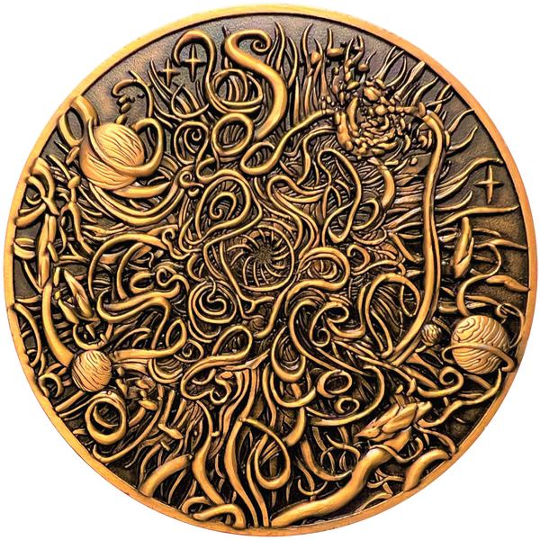 Load image into Gallery viewer, Call of Cthulhu &quot;Azathoth&quot; Goliath Coin
