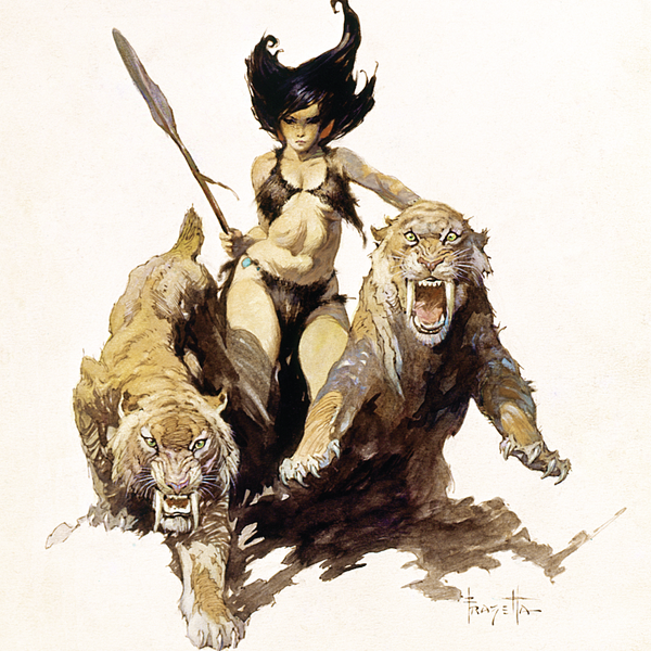 Load image into Gallery viewer, Frazetta artwork for the Huntress
