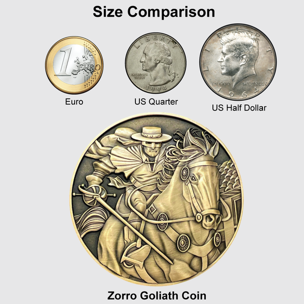 Load image into Gallery viewer, Zorro Goliath Coin
